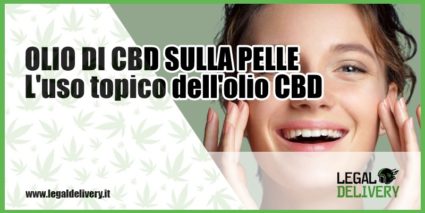 Olio di CBD sulla pelle